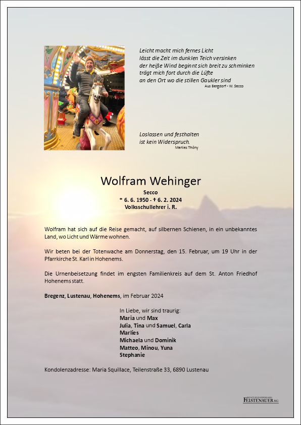 Wolfram Wehinger